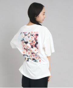 【130cmあり】バックフォトプリントTシャツ