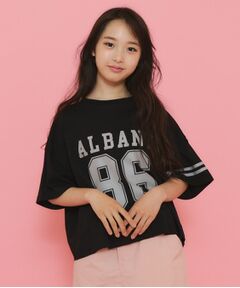 【130cmあり】ナンバリング ゆるTシャツ