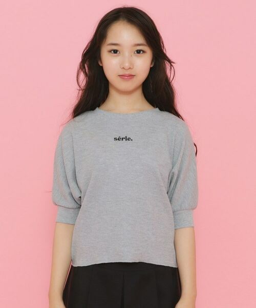 PINK-latte / ピンク ラテ Tシャツ | 【130cmあり】サーマルTシャツ | 詳細13