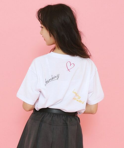 PINK-latte / ピンク ラテ Tシャツ | 【130cmあり】ミックスロゴゆるTシャツ | 詳細2