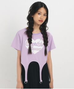 【るーつくコラボ/ニコラ9月号掲載】ベルトデザインコンパクトTシャツ