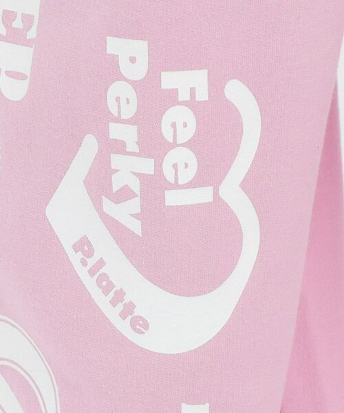 PINK-latte / ピンク ラテ パンツ | 【るーつくコラボ】ロゴゴムレイヤード裏毛パンツ | 詳細8