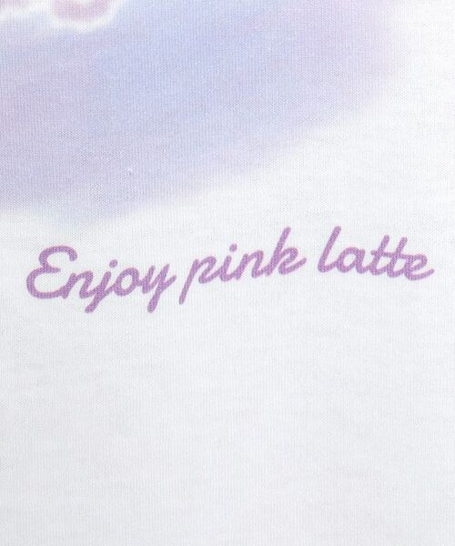 PINK-latte / ピンク ラテ Tシャツ | 【130cmあり】ラグランプリントロンT | 詳細19