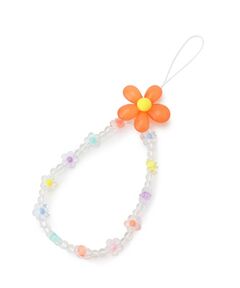 PINK-latte / ピンク ラテ キーホルダー・ストラップ | フラワービーズストラップ