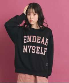 PINK-latte / ピンク ラテ スウェット | カレッジロゴスウェットトップス