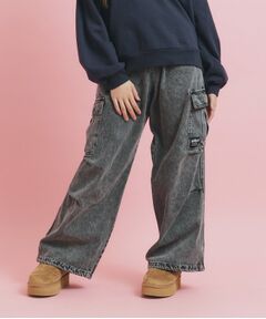 PINK-latte / ピンク ラテ パンツ | ゆったりシルエットのカーゴパンツ