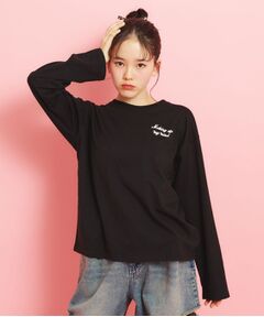 PINK-latte / ピンク ラテ カットソー | 【定番】クマちゃんロンT