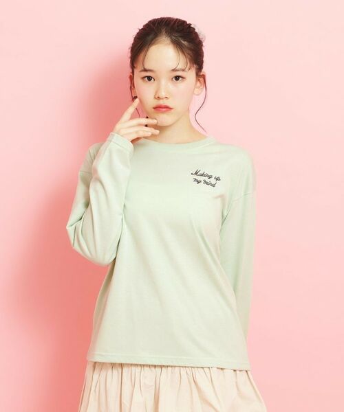 PINK-latte / ピンク ラテ カットソー | 【定番】クマちゃんロンT | 詳細15