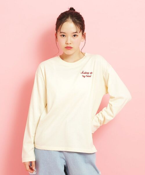 PINK-latte / ピンク ラテ カットソー | 【定番】クマちゃんロンT | 詳細19