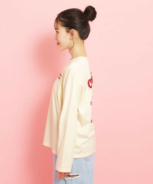 PINK-latte / ピンク ラテ カットソー | 【定番】クマちゃんロンT | 詳細2