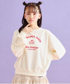 PINK-latte / ピンク ラテ カットソー | 裏毛スウィーツプルオーバー