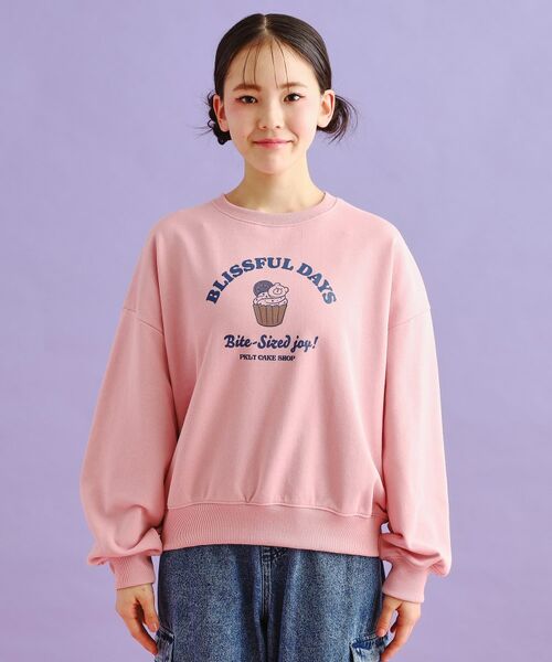 PINK-latte / ピンク ラテ カットソー | 裏毛スウィーツプルオーバー | 詳細1