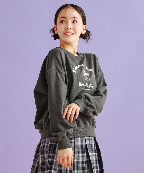 PINK-latte / ピンク ラテ カットソー | 裏毛スウィーツプルオーバー | 詳細11