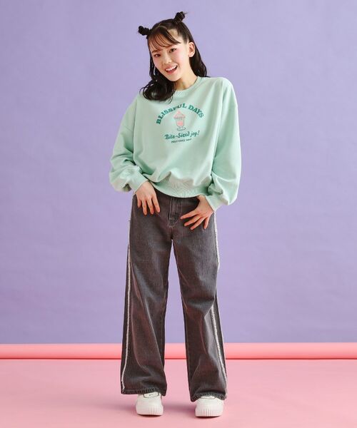 PINK-latte / ピンク ラテ カットソー | 裏毛スウィーツプルオーバー | 詳細16