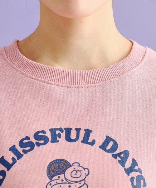 PINK-latte / ピンク ラテ カットソー | 裏毛スウィーツプルオーバー | 詳細4