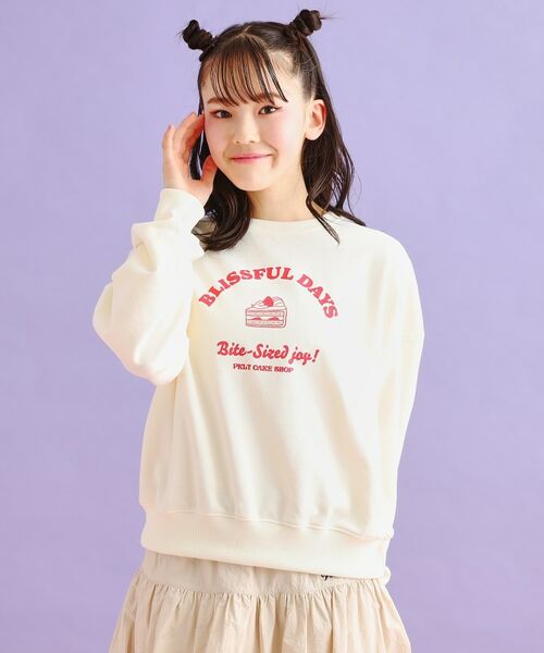 PINK-latte / ピンク ラテ カットソー | 裏毛スウィーツプルオーバー | 詳細7