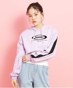 PINK-latte / ピンク ラテ その他トップス | 【セットアイテム】裏毛短丈パーカ＋タンクトップ