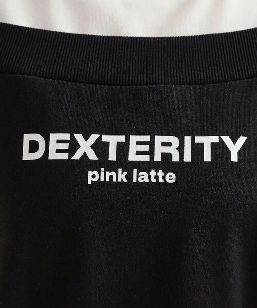 PINK-latte / ピンク ラテ カットソー | ミニ裏毛レイヤードプルオーバー | 詳細10