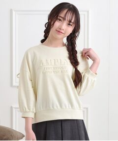 PINK-latte / ピンク ラテ カットソー | エンボス七分袖Tシャツ