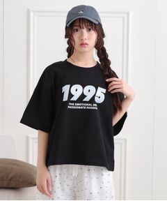 PINK-latte / ピンク ラテ カットソー | ミニ裏デザインアップリケTシャツ