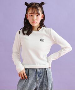 PINK-latte / ピンク ラテ カットソー | シンプルテレコ長袖プルオーバー