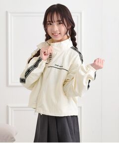 PINK-latte / ピンク ラテ レザーブルゾン・ジャケット | ロゴラインブルゾン