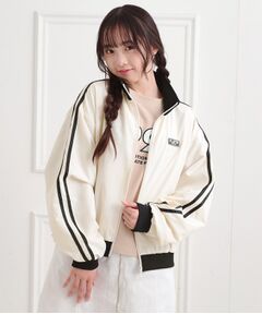 PINK-latte / ピンク ラテ レザーブルゾン・ジャケット | トラックジャケット