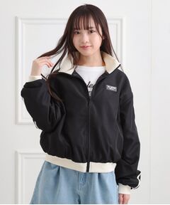 PINK-latte / ピンク ラテ レザーブルゾン・ジャケット | トラックジャケット