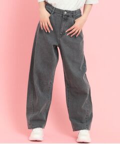 PINK-latte / ピンク ラテ デニムパンツ | バレルレッグデニム