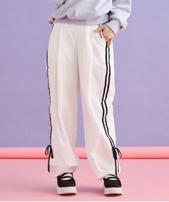 PINK-latte / ピンク ラテ パンツ | ラインリボンシャカパンツ