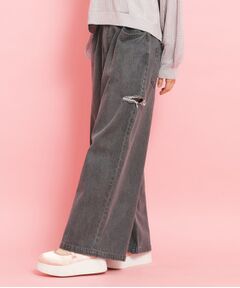 PINK-latte / ピンク ラテ デニムパンツ | サイドカットデニム