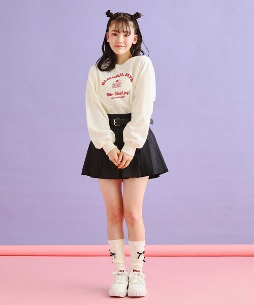 PINK-latte / ピンク ラテ ミニ・ひざ丈スカート | ベルト付きプリーツスカート | 詳細13