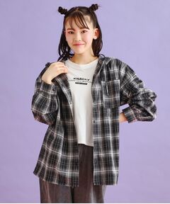 PINK-latte / ピンク ラテ シャツ・ブラウス | 【SETアイテム】チェックシャツパーカ＋ロンT