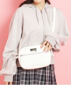 PINK-latte / ピンク ラテ ショルダーバッグ | ガーリーキルトショルダー