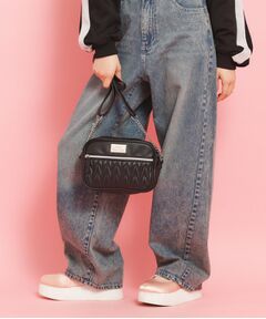 PINK-latte / ピンク ラテ ショルダーバッグ | ガーリーキルトショルダー