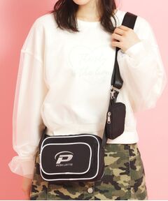 PINK-latte / ピンク ラテ ショルダーバッグ | パイピングスクウェアショルダー