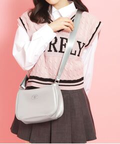 PINK-latte / ピンク ラテ ショルダーバッグ | フェイクパール付きハンドルショルダー