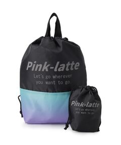 PINK-latte / ピンク ラテ ポーチ | グラデ巾着セット