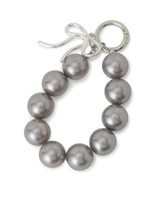 PINK-latte / ピンク ラテ キーホルダー・ストラップ | フェイクパールチャーム