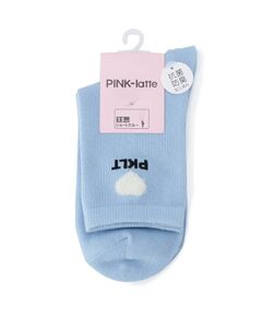 PINK-latte / ピンク ラテ ソックス | 【15cm丈】シャギーハート柄ショートソックス