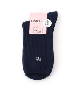 PINK-latte / ピンク ラテ ソックス | 【抗菌防臭】リブワンポイントソックス