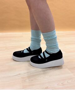 PINK-latte / ピンク ラテ ソックス | 【30cm丈】カレッジロゴルーズソックス