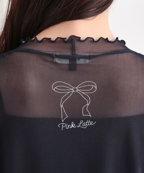 PINK-latte / ピンク ラテ カットソー | 【セットアイテム】プリントシアープルオーバー＋キャミ | 詳細5