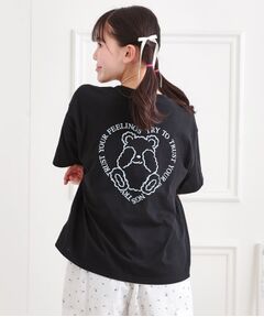 PINK-latte / ピンク ラテ Tシャツ | クマちゃん半袖Tシャツ