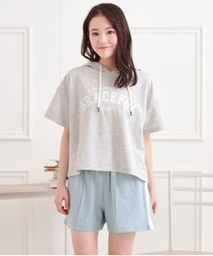 PINK-latte / ピンク ラテ セットアップ | 【セットアイテム】半袖パーカー＋ハーフパンツ