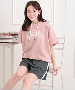 PINK-latte / ピンク ラテ セットアップ | 【セットアイテム】半袖パーカー＋ハーフパンツ