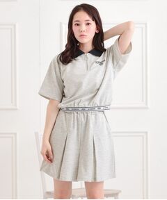 PINK-latte / ピンク ラテ セットアップ | 【セットアイテム】ハーフジッププルオーバー＋キュロット