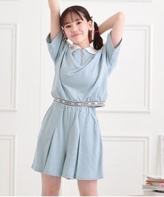 PINK-latte / ピンク ラテ セットアップ | 【セットアイテム】ハーフジッププルオーバー＋キュロット