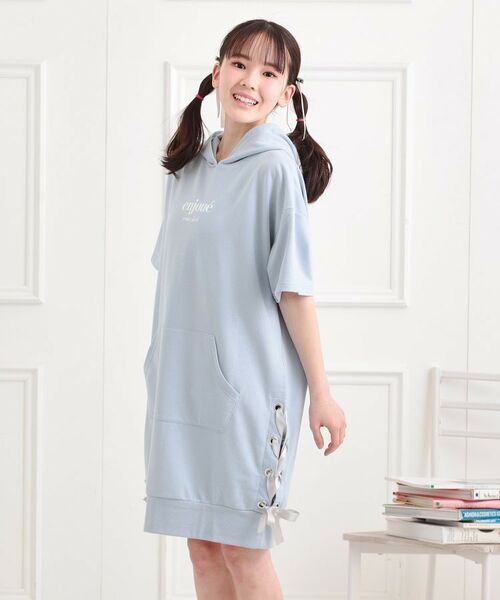 PINK-latte / ピンク ラテ ワンピース | ミニ裏レースパーカワンピース | 詳細16