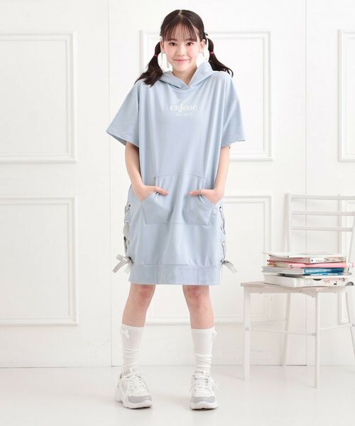 PINK-latte / ピンク ラテ ワンピース | ミニ裏レースパーカワンピース | 詳細18